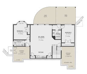 Basement for House Plan #286-00117