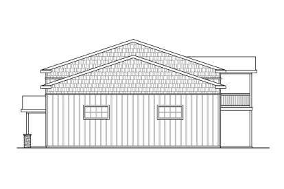 Craftsman House Plan #035-00921 Elevation Photo