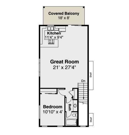 Second Floor for House Plan #035-00921