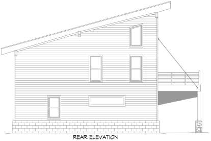 Modern House Plan #940-00358 Elevation Photo