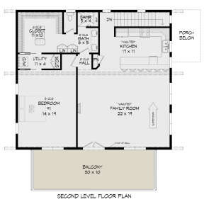 Second Floor for House Plan #940-00358