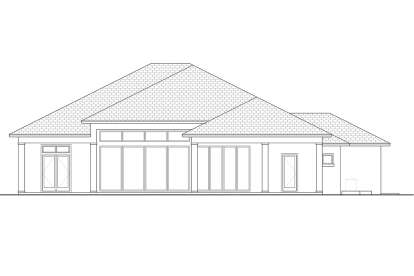 Coastal House Plan #5565-00057 Elevation Photo