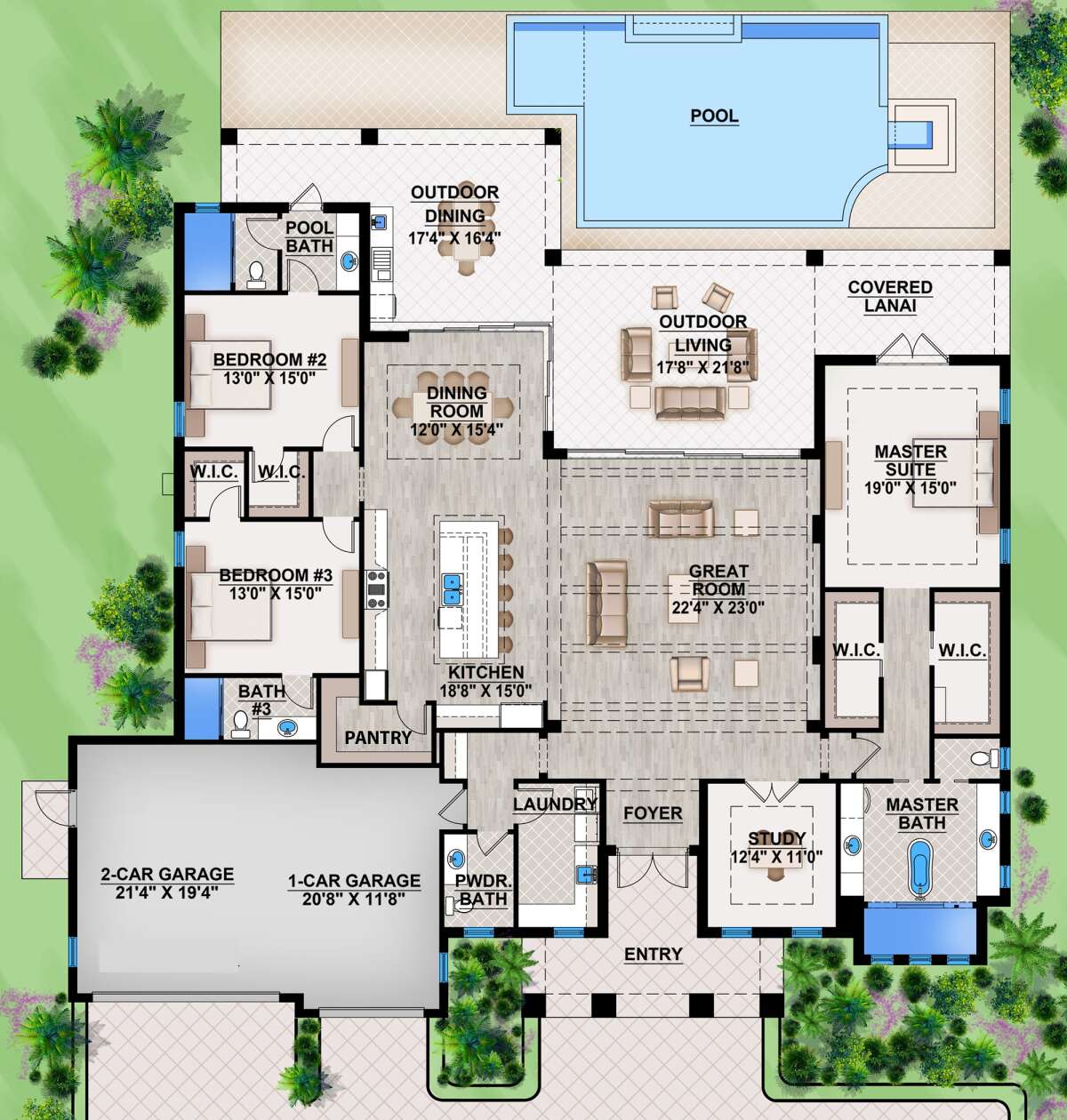 Main Floor for House Plan #5565-00057