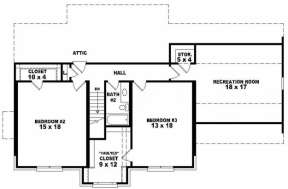 Second Floor for House Plan #053-00291