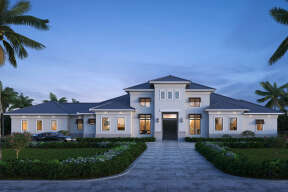 Contemporary House Plan #5565-00058 Elevation Photo