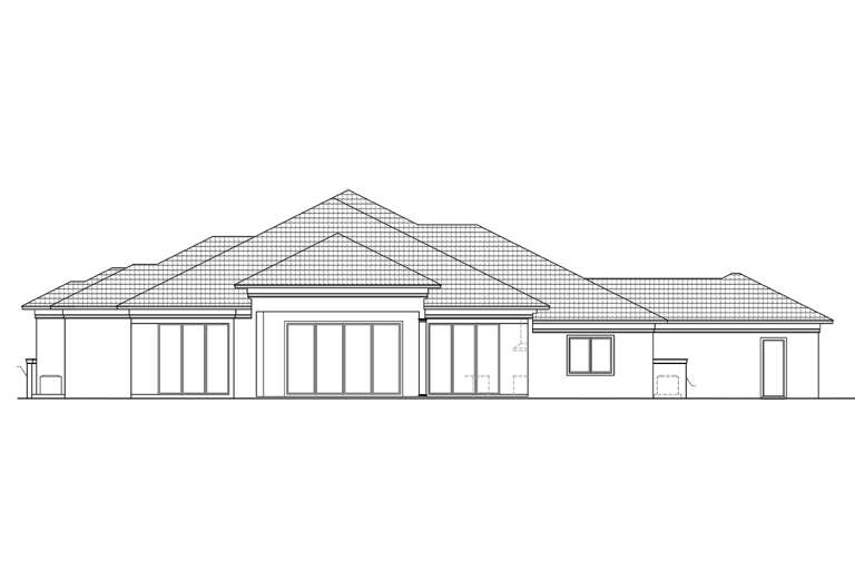 Contemporary House Plan #5565-00058 Elevation Photo