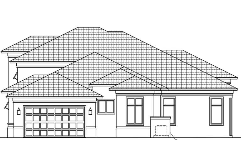 Contemporary House Plan #5565-00058 Elevation Photo