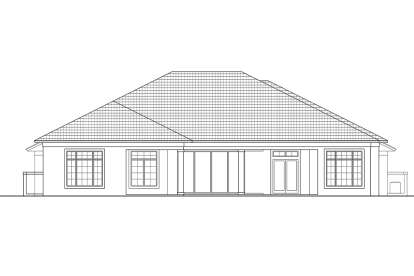 Coastal House Plan #5565-00059 Elevation Photo