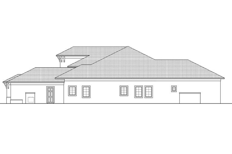 Coastal House Plan #5565-00059 Elevation Photo