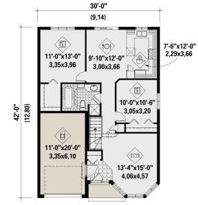 Main Floor for House Plan #6146-00412