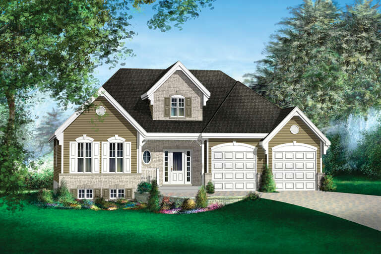 House Plan House Plan #25687 Front Elevation 