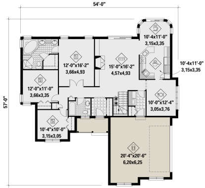 House Plan House Plan #25691 Drawing 1