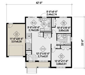 Main Floor for House Plan #6146-00419
