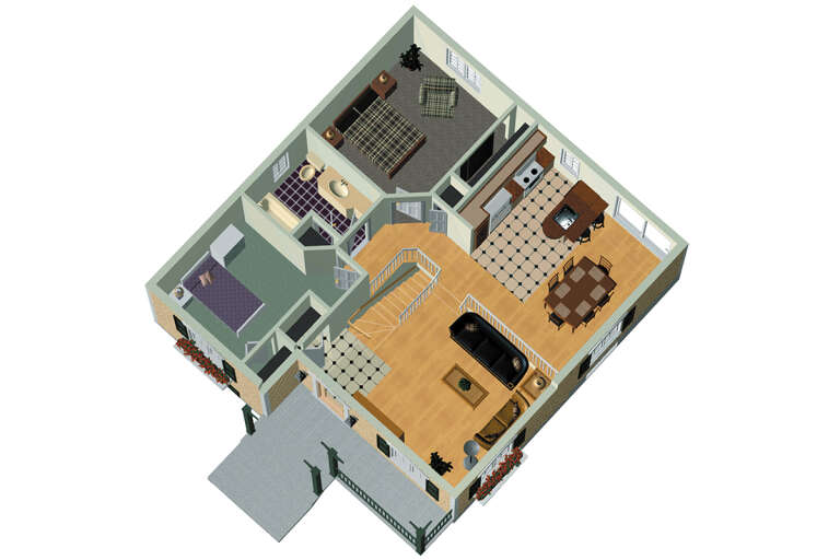 Cottage House Plan #6146-00420 Additional Photo
