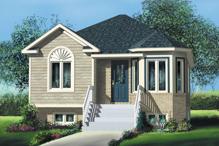 House Plan House Plan #25694 Front Elevation 
