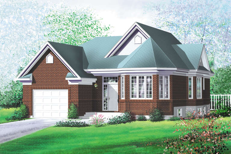 House Plan House Plan #25696 Front Elevation 