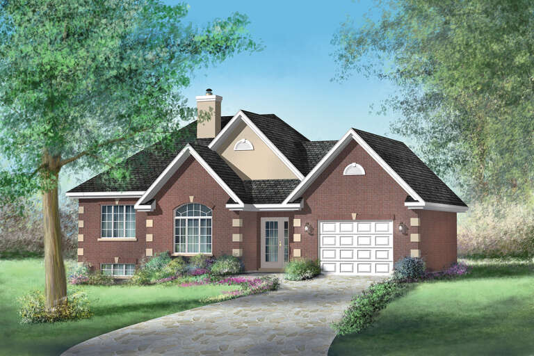 House Plan House Plan #25697 Front Elevation 