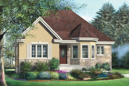 Traditional House Plan #6146-00427 Elevation Photo
