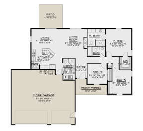 Main Floor for House Plan #5032-00107