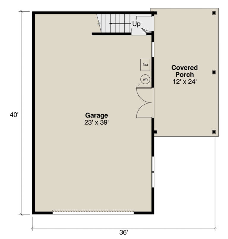 House Plan House Plan #25702 Drawing 1