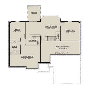 Basement for House Plan #5032-00109