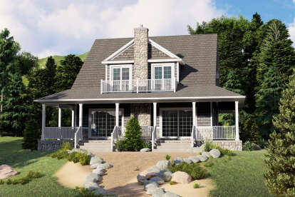 4 Bed, 2 Bath, 2157 Square Foot House Plan - #5032-00110