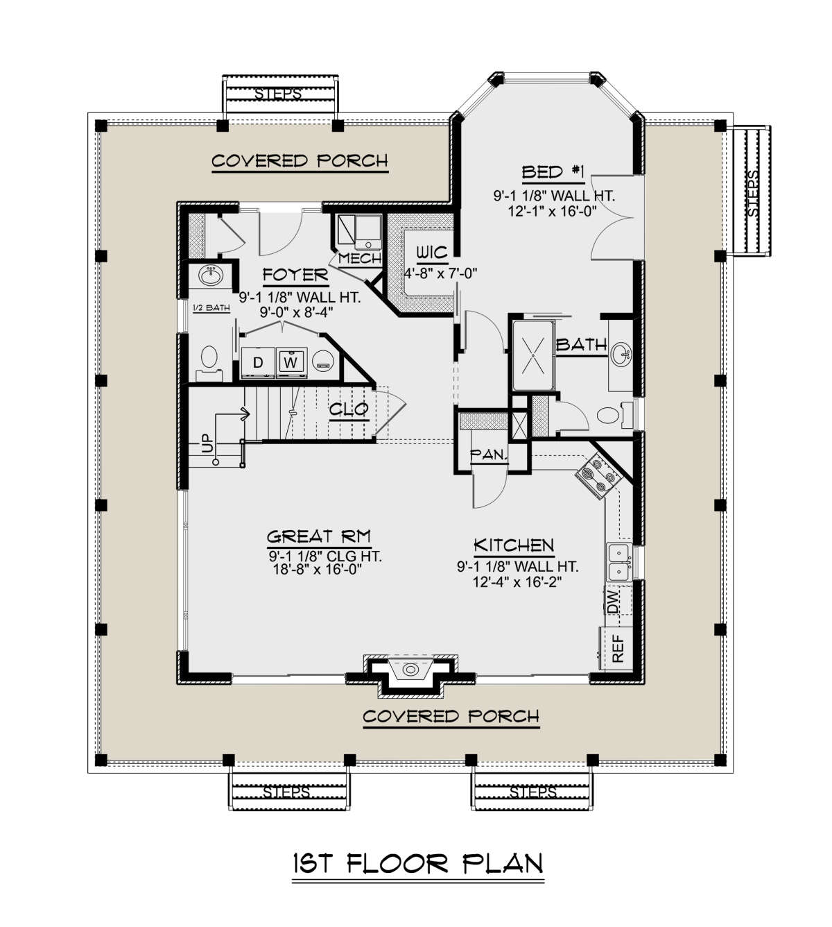 Main Floor for House Plan #5032-00110