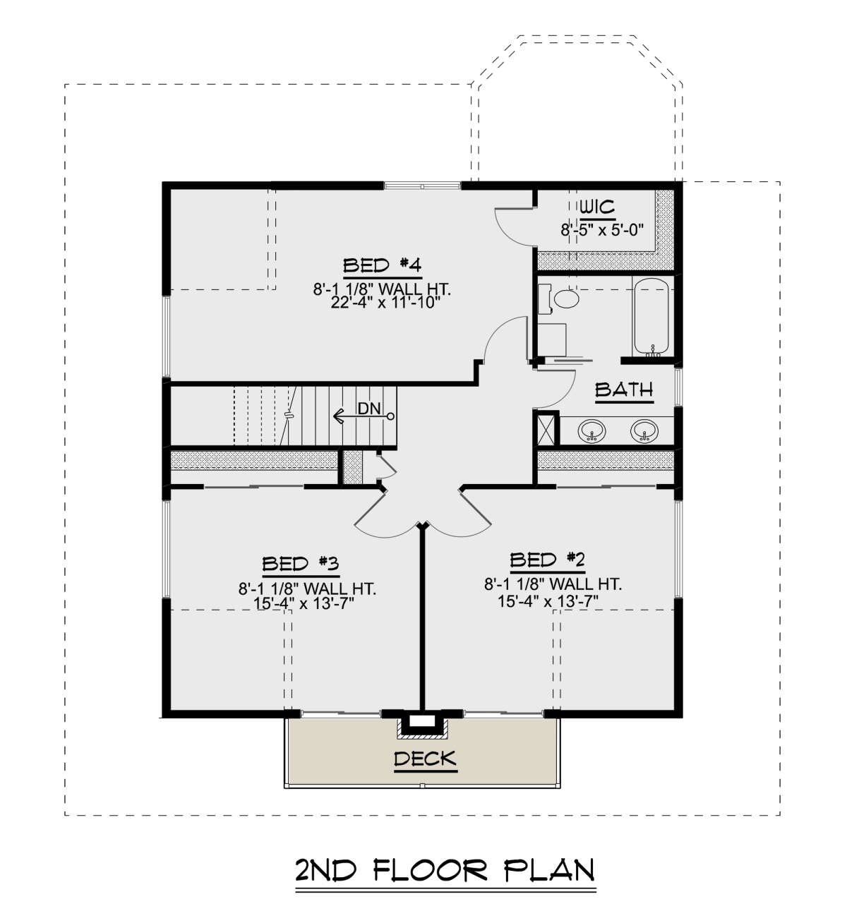 Second Floor for House Plan #5032-00110