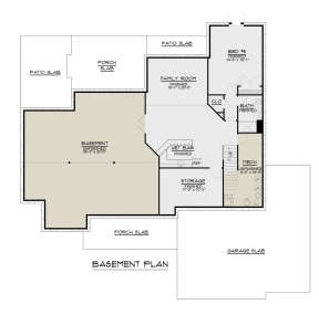 Basement for House Plan #5032-00111