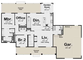 Main Floor for House Plan #963-00571