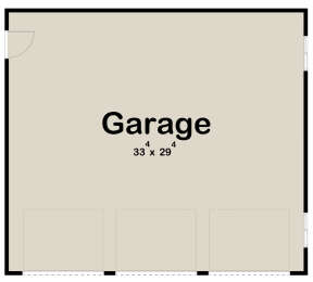 Garage Floor for House Plan #963-00572