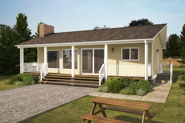 House Plan House Plan #25710 Front Elevation