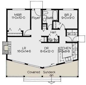 Main Floor for House Plan #2699-00021