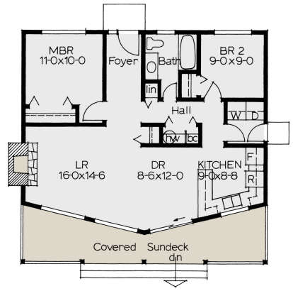 Main Floor for House Plan #2699-00021