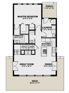 Main Floor for House Plan #2699-00024