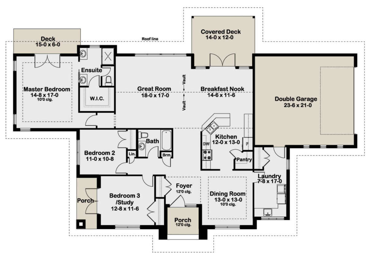 Main Floor for House Plan #2699-00028