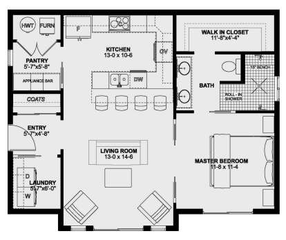Main Floor for House Plan #2699-00029