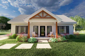 Modern Farmhouse House Plan #2699-00030 Elevation Photo