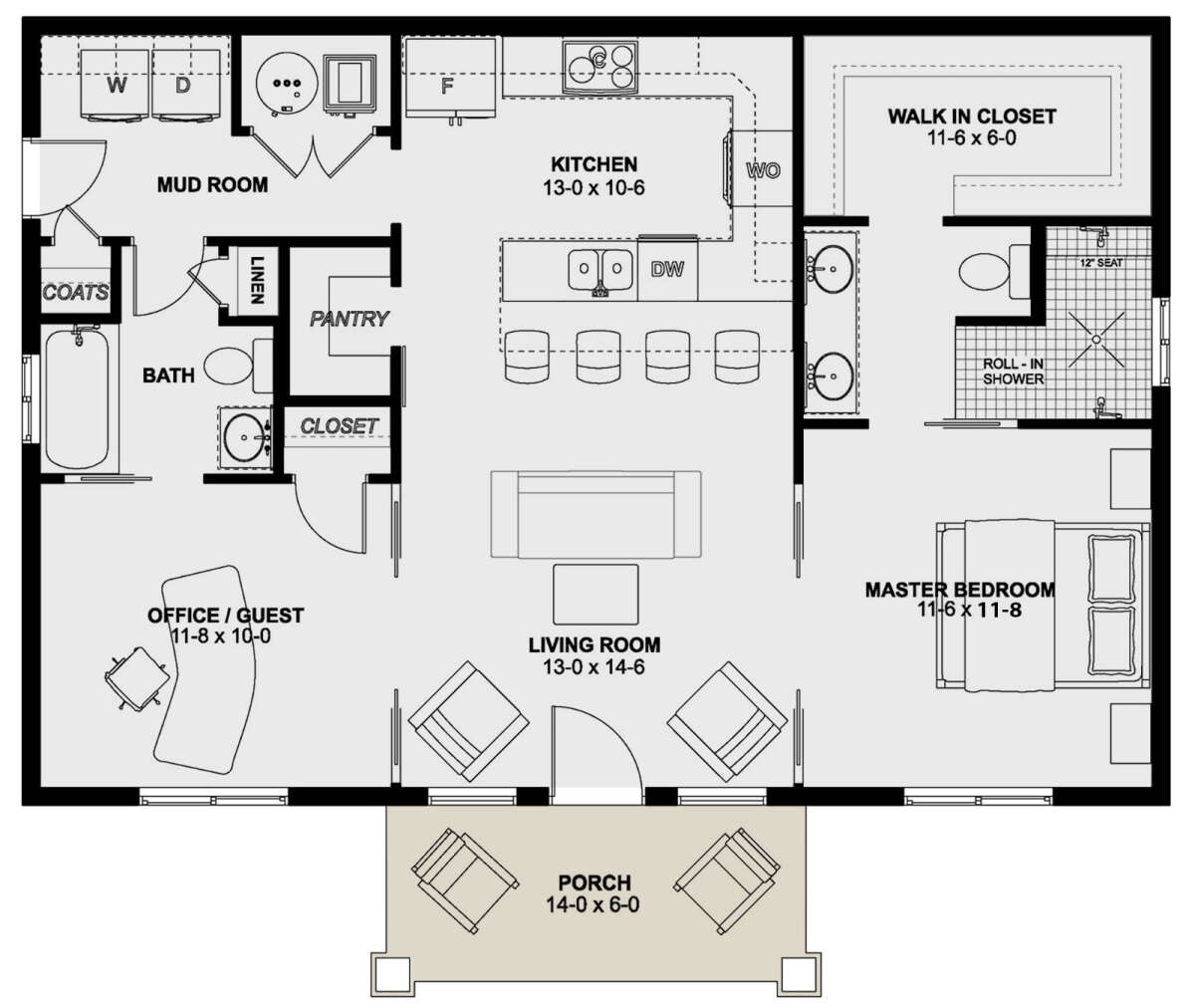 Main Floor for House Plan #2699-00030