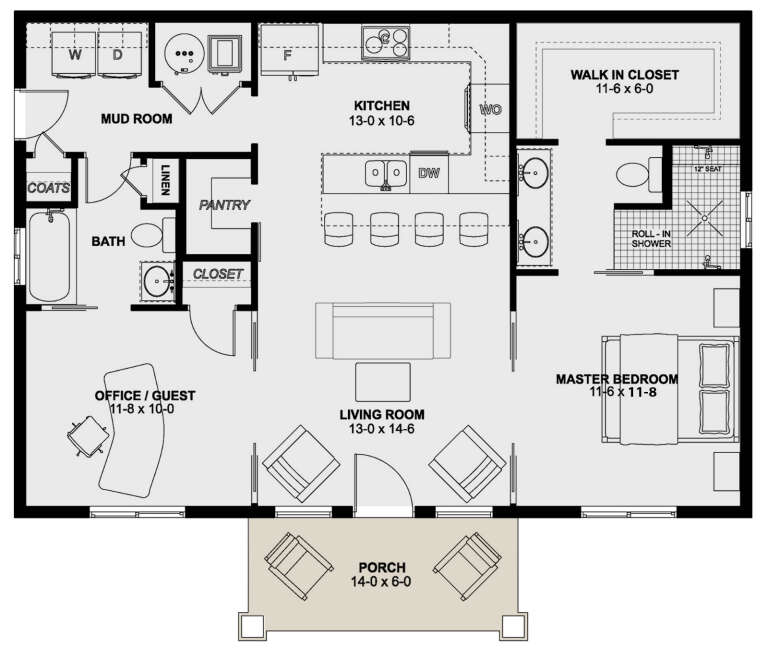 House Plan House Plan #25719 Drawing 1