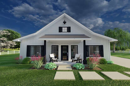 Modern Farmhouse House Plan #2699-00031 Elevation Photo