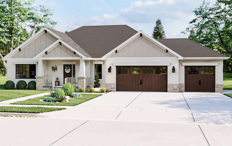 House Plan House Plan #25721 Front Elevation 