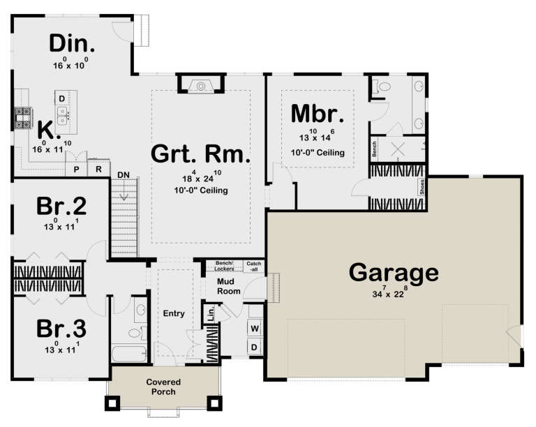 House Plan House Plan #25721 Drawing 1