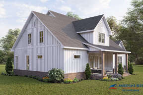 Modern Farmhouse House Plan #041-00250 Elevation Photo