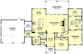Main Floor for House Plan #041-00250