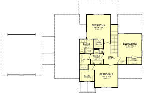 Second Floor for House Plan #041-00250