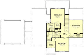 Second Floor for House Plan #041-00250