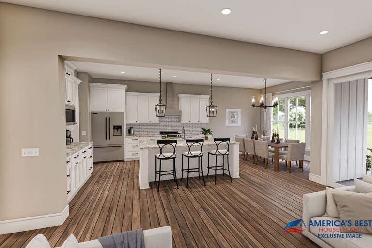 Modern Farmhouse House Plan #041-00250 Additional Photo