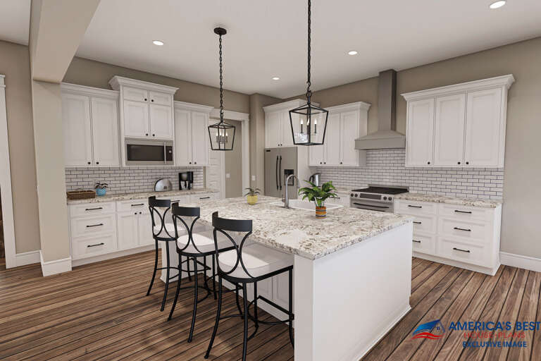 Modern Farmhouse House Plan #041-00250 Additional Photo