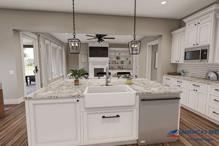 Modern Farmhouse House Plan #041-00250 Additional Photo